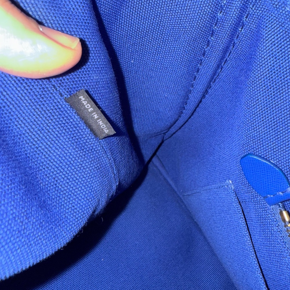 Pristine Prada Canapa Tote in Cobalto (blue) - Picture 12 of 13